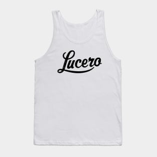 Lucero Band Text Logo Tank Top